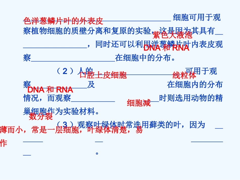 【步步高】2011版高考生物二轮复习 第一部分 专题七 实验与探究课件_第2页