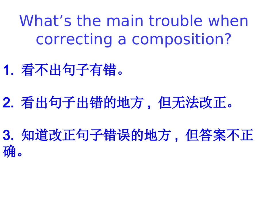 【精品课件推介】高考英语复习之短文改错精华提高篇（共45张PPT）(2)_第2页