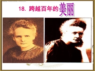 《跨越百年的美丽》课件全课