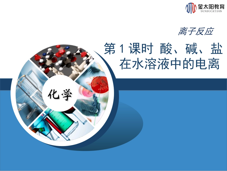 《酸、碱、盐在水溶液中的电离》（第1课时）导学案_第1页