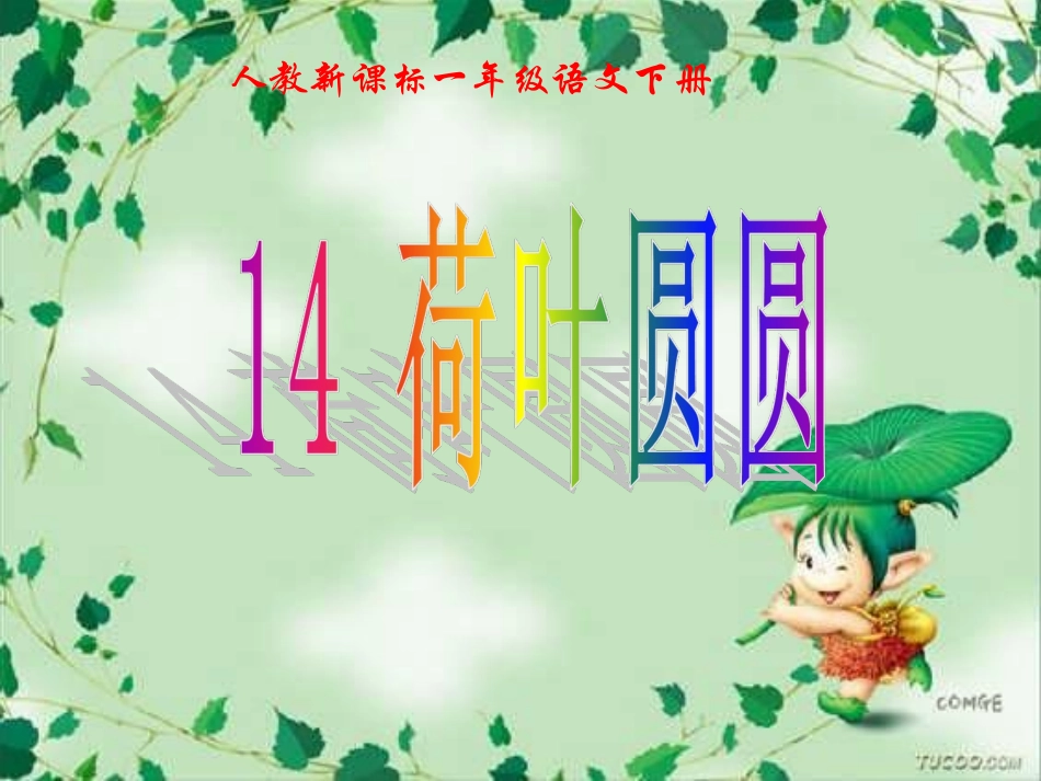 《荷叶圆圆》教学课件_第3页