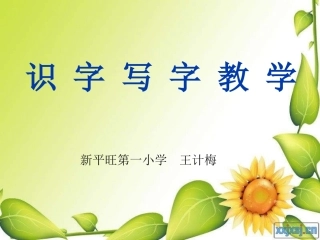 《识字写字》PPT教学课件(1)