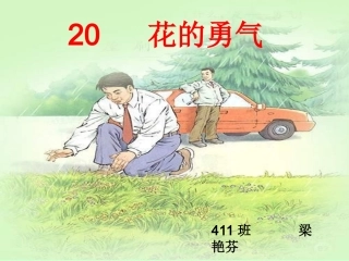 《花的勇气》教学课件