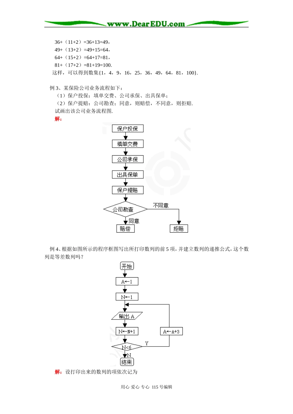 高二数学框图的复习人教实验版（B）知识精讲_第3页