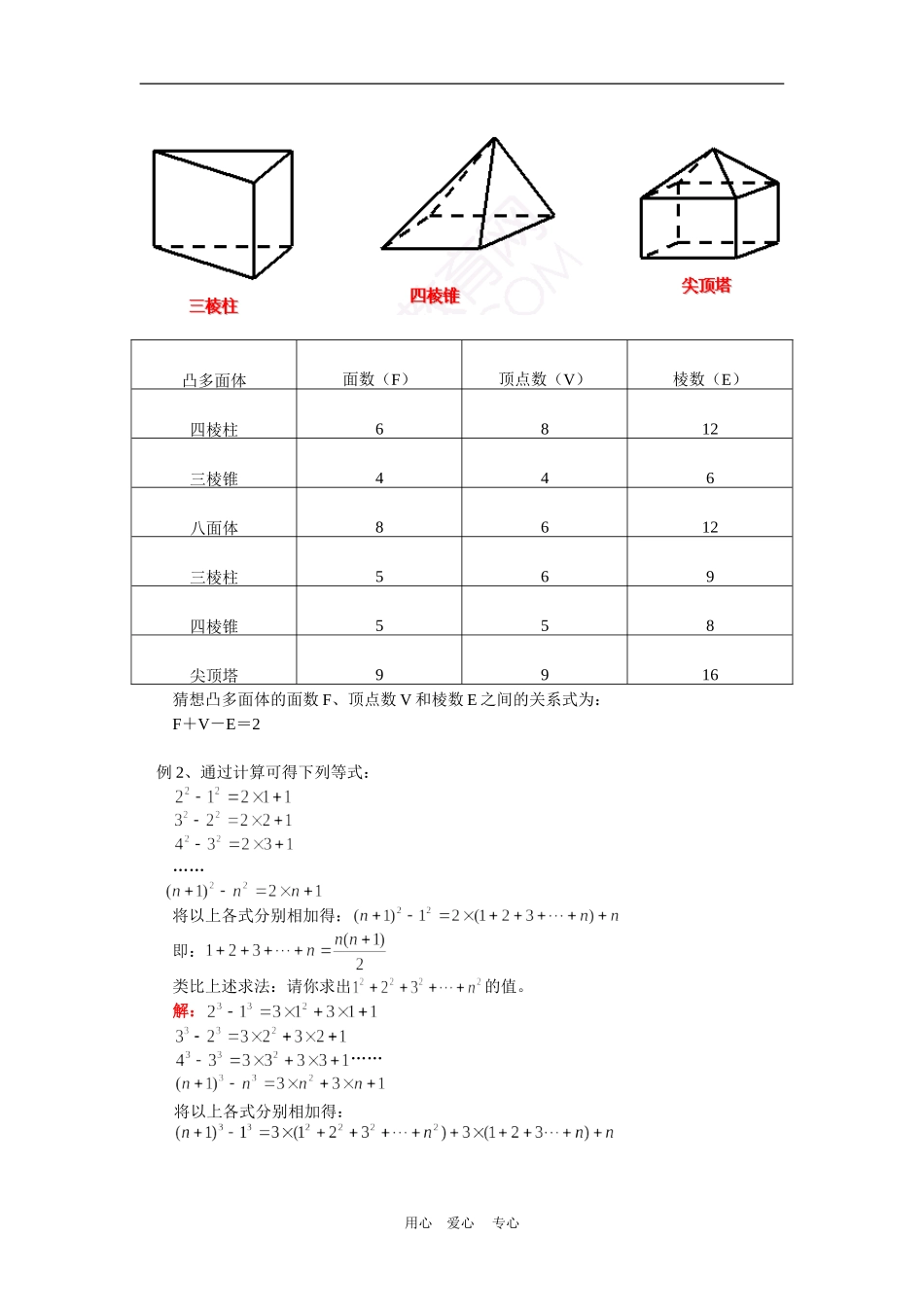 高二数学合情推理人教实验版（B）知识精讲_第2页