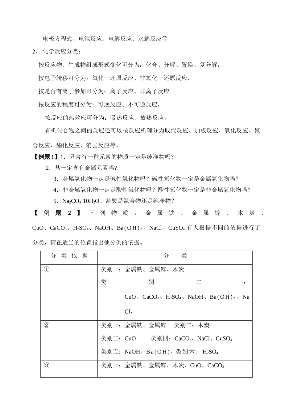 专题一 物质的组成、性质和分类_第2页