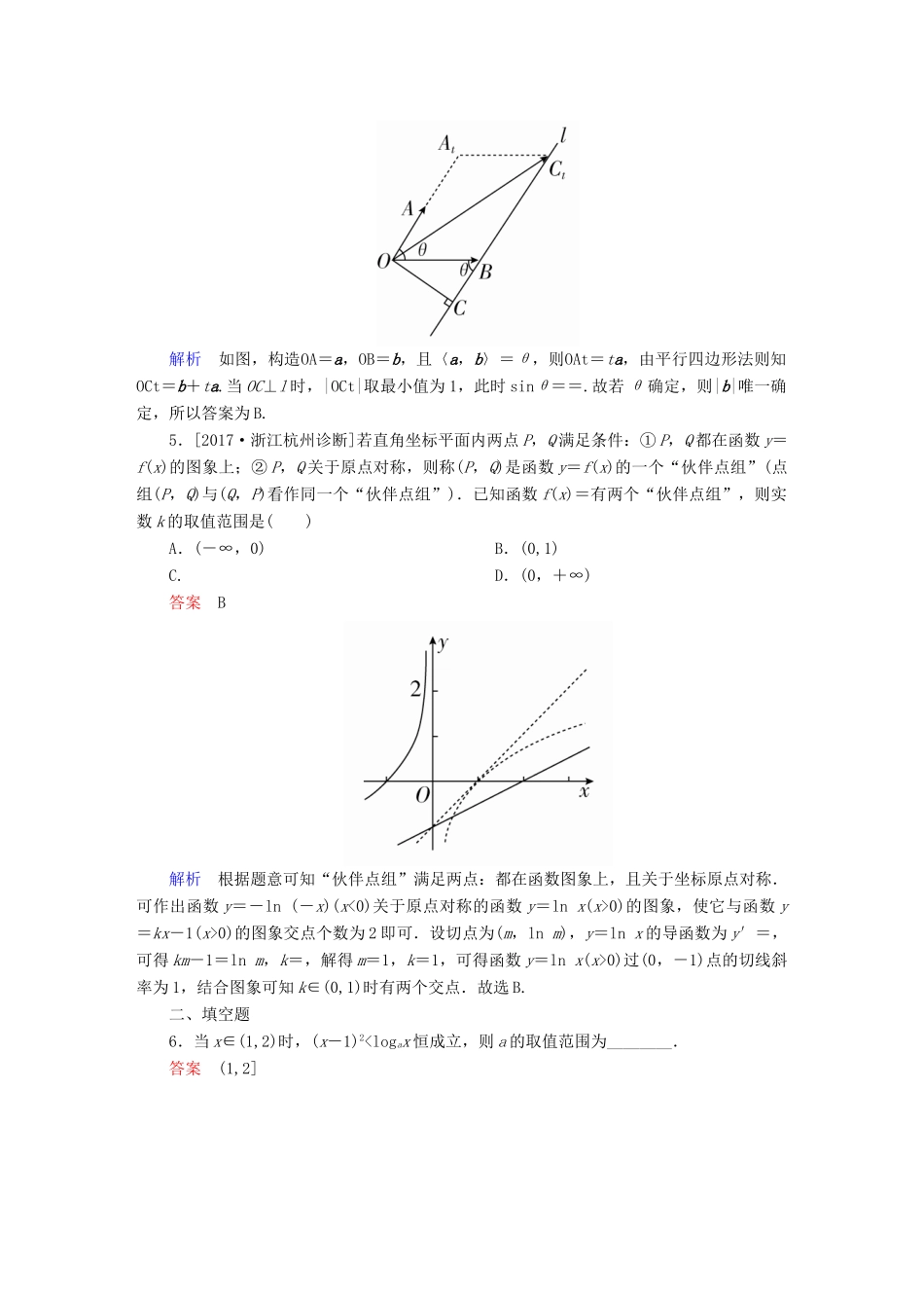高考数学 数学思想练 数形结合思想专练 文-人教版高三全册数学试题_第3页