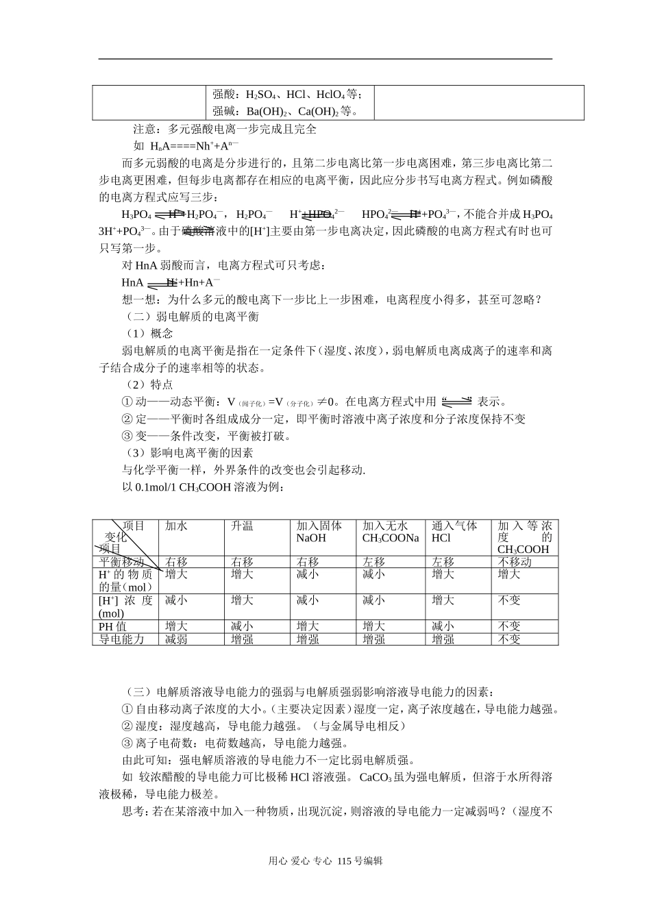 考点31 电离平衡_第2页