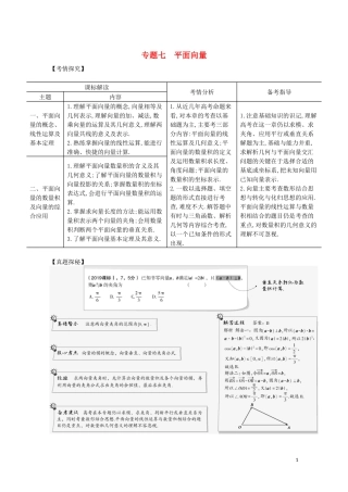 （浙江专用）高考数学一轮复习 专题七 平面向量 7.1 平面向量的概念、线性运算及基本定理试题（含解析）-人教版高三全册数学试题