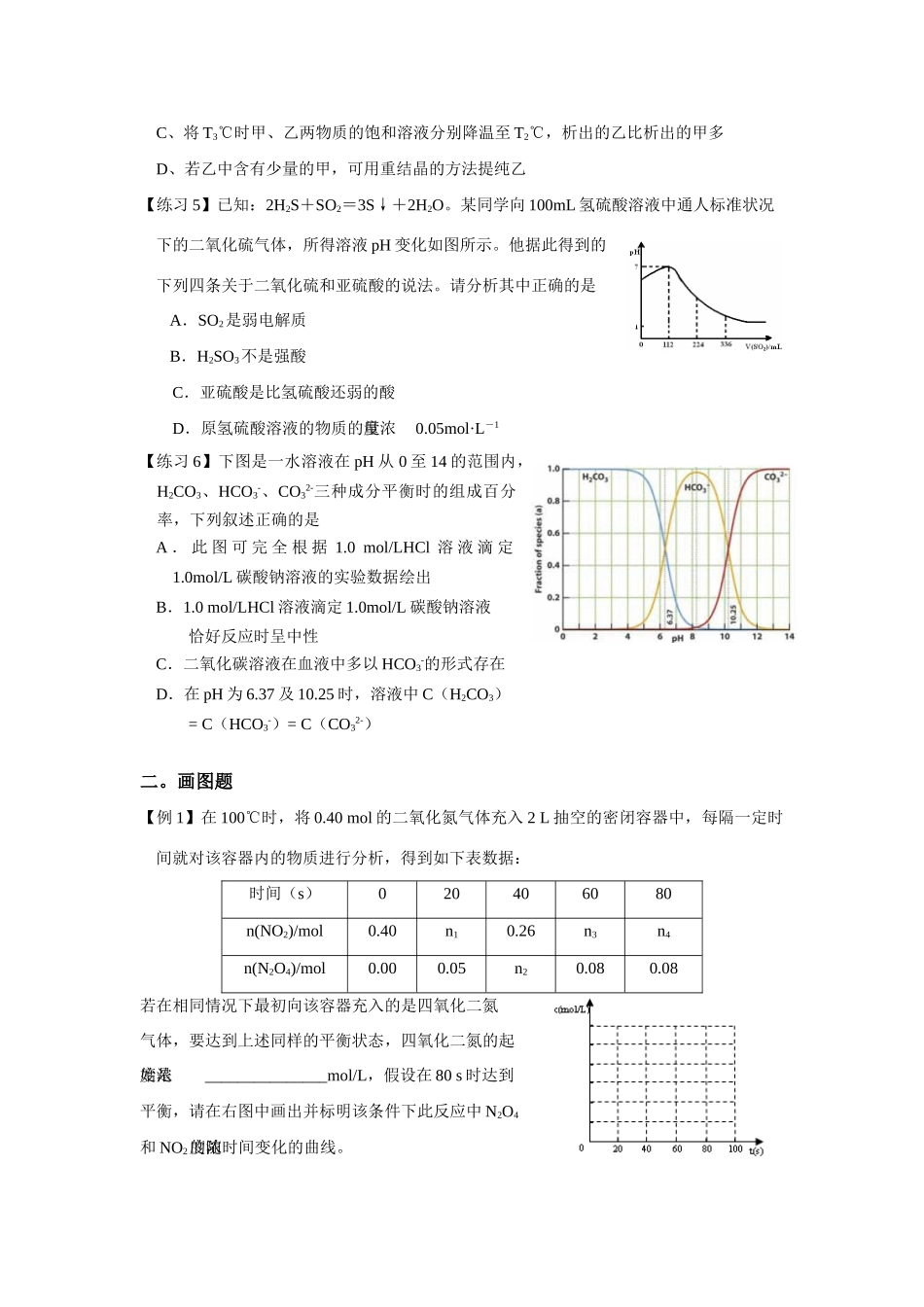 高三化学专题复习----图表结合型计算_第3页
