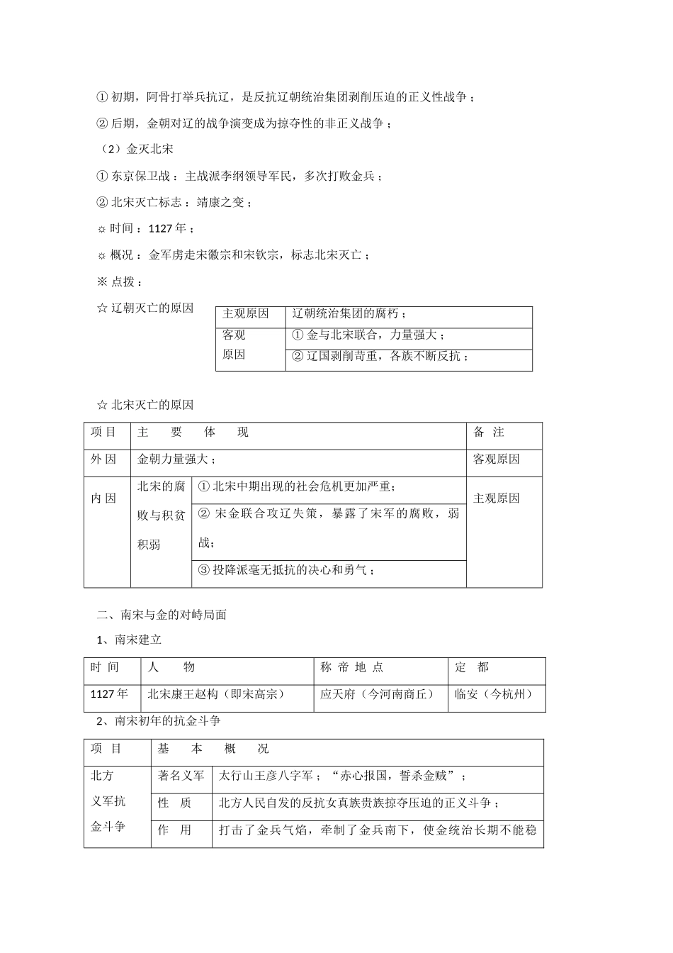 高考历史旧人教一轮复习宋元（4）：宋金对峙局面的形成_第2页