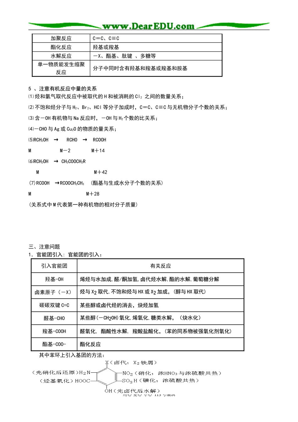 高中化学总复习专题推断专题三  有机推断_第3页