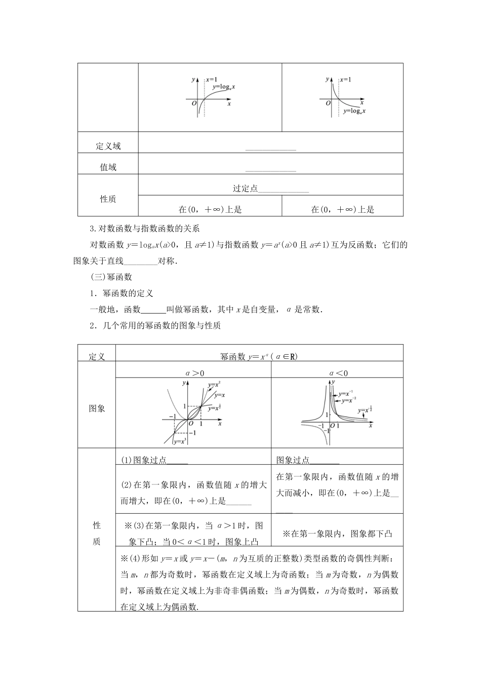 核按钮（新课标）高考数学一轮复习 第二章 函数的概念、基本初等函数（Ⅰ）及函数的应用 2.5 基本初等函数（Ⅰ）习题 理-人教版高三全册数学试题_第3页