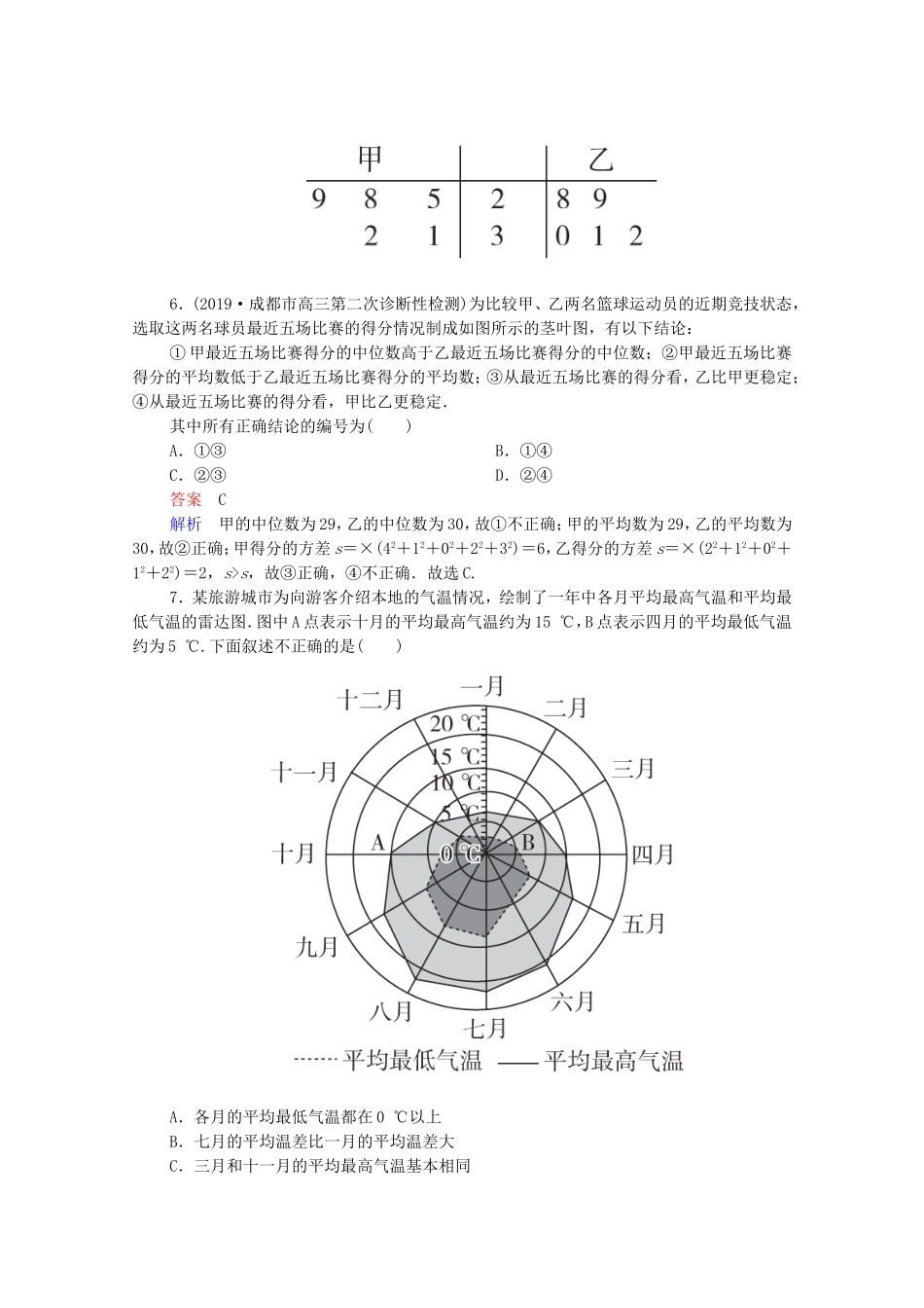 高考数学一轮复习 第10章 统计、统计案例 第2讲 用样本估计总体课时作业（含解析）新人教B版-新人教B版高三全册数学试题_第3页