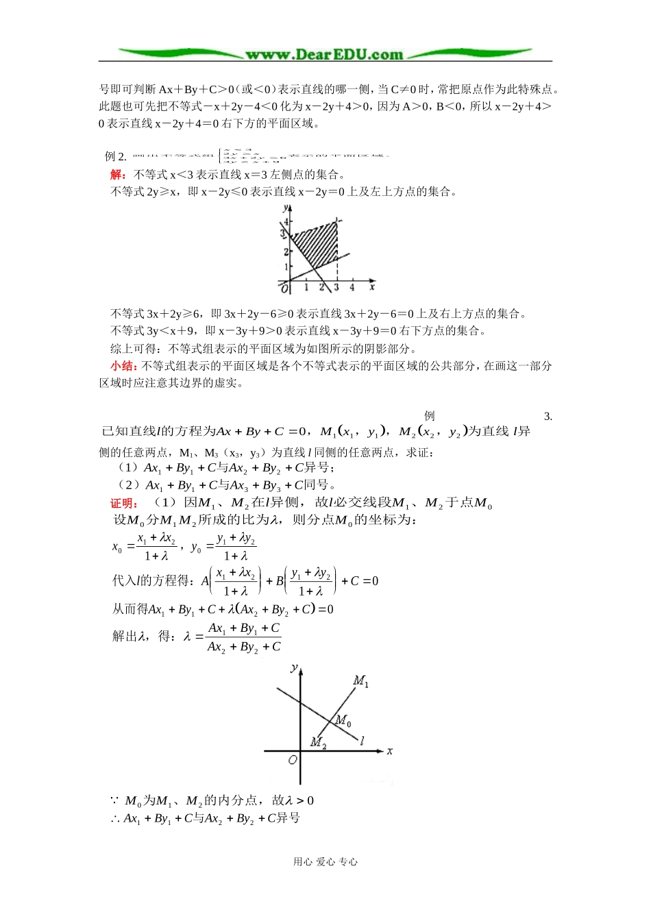 高二数学简单的线性规划知识精讲 人教版_第2页