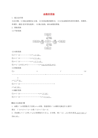高考数学 考点 第三章 函数概念与基本初等函数Ⅰ函数的图象（理）-人教版高三全册数学试题