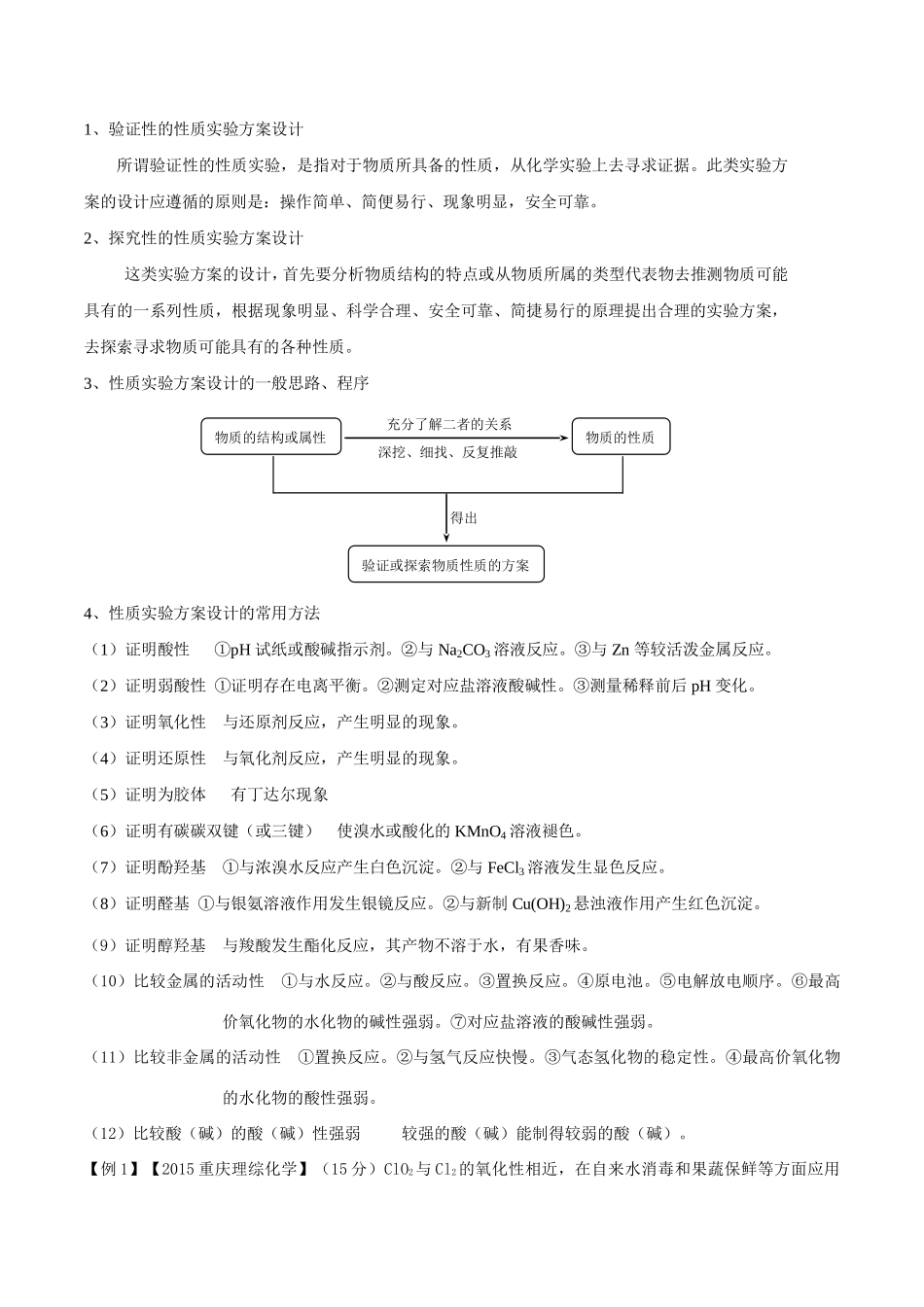 备战高考化学（精讲精练精析）专题19 化学实验设计与评价试题（含解析）-人教版高三全册化学试题_第3页