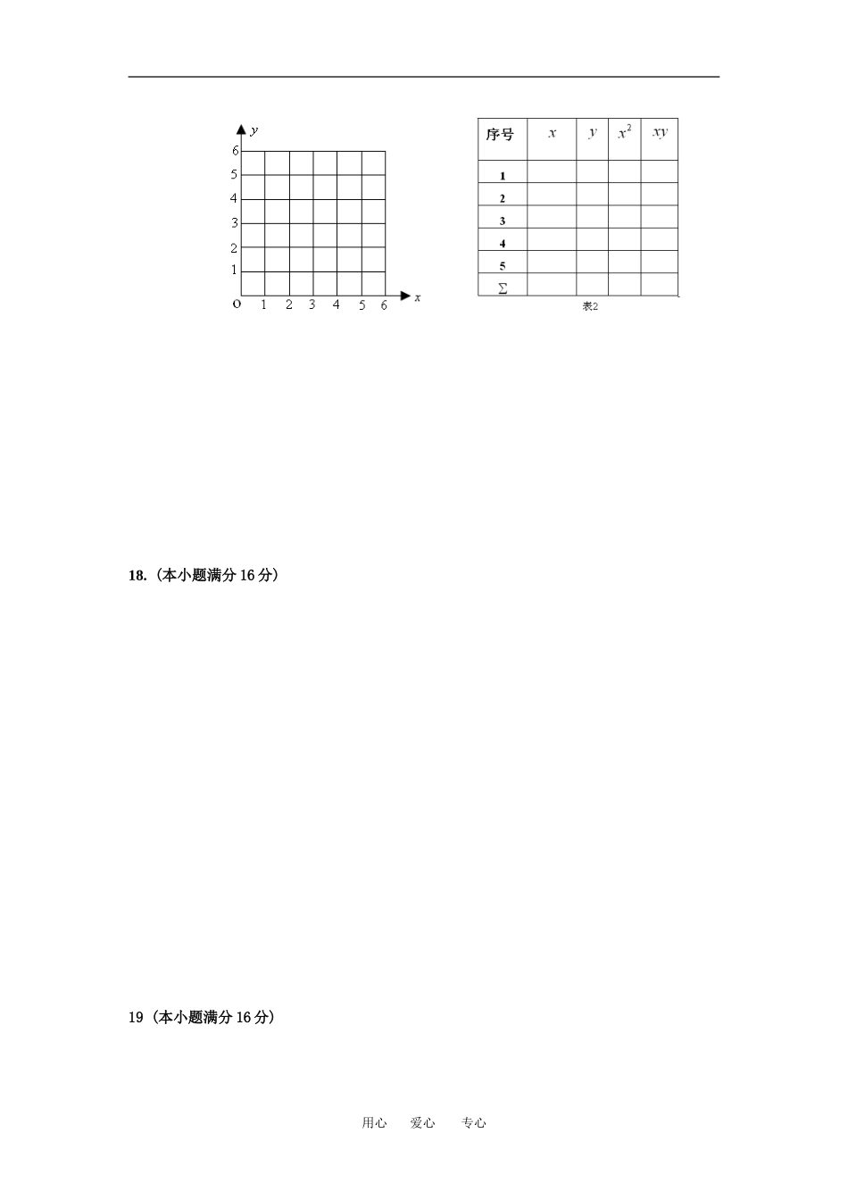 高二数学检测答卷纸_第2页
