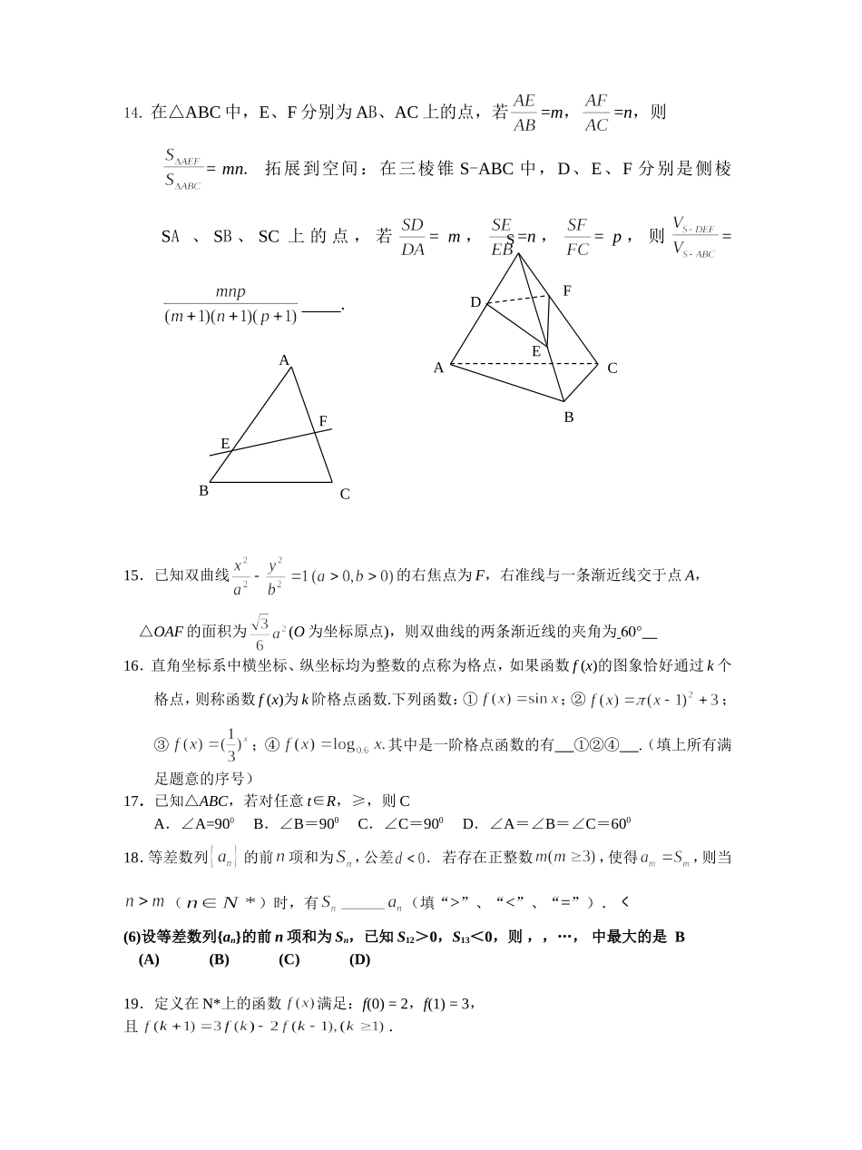 高考数学复习必备资料 典型问题与易错问题分析_第3页