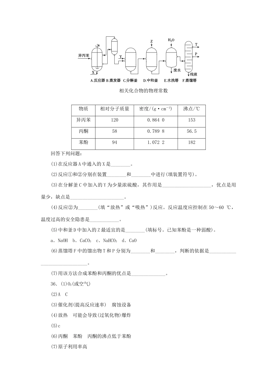 备战高考化学试题分类汇编 O单元 化学与技术-人教版高三全册化学试题_第3页