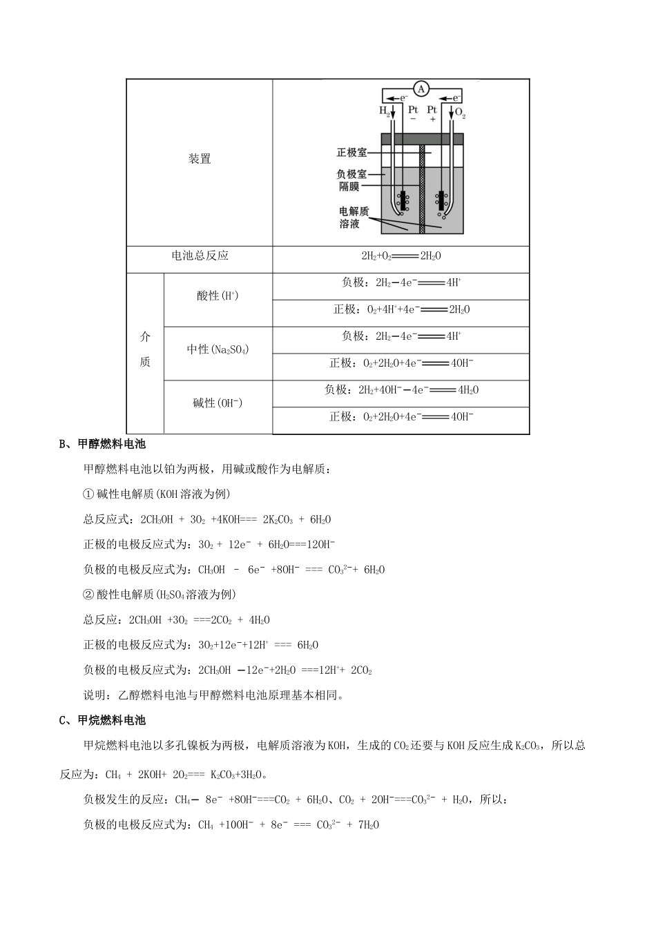 备战高考化学 一遍过考点34 化学电源（含解析）-人教版高三全册化学试题_第3页