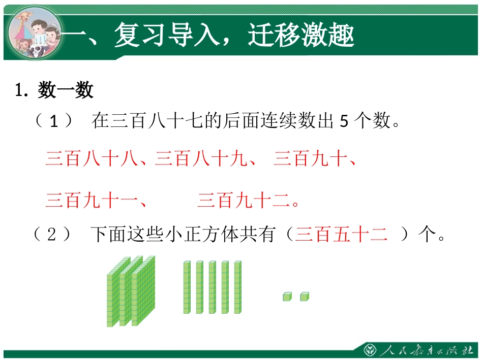 《数的组成、读数、写数和多角度认识1000》课件-新人教版小学二年级数学下册第七单元万以内数的认识_第2页