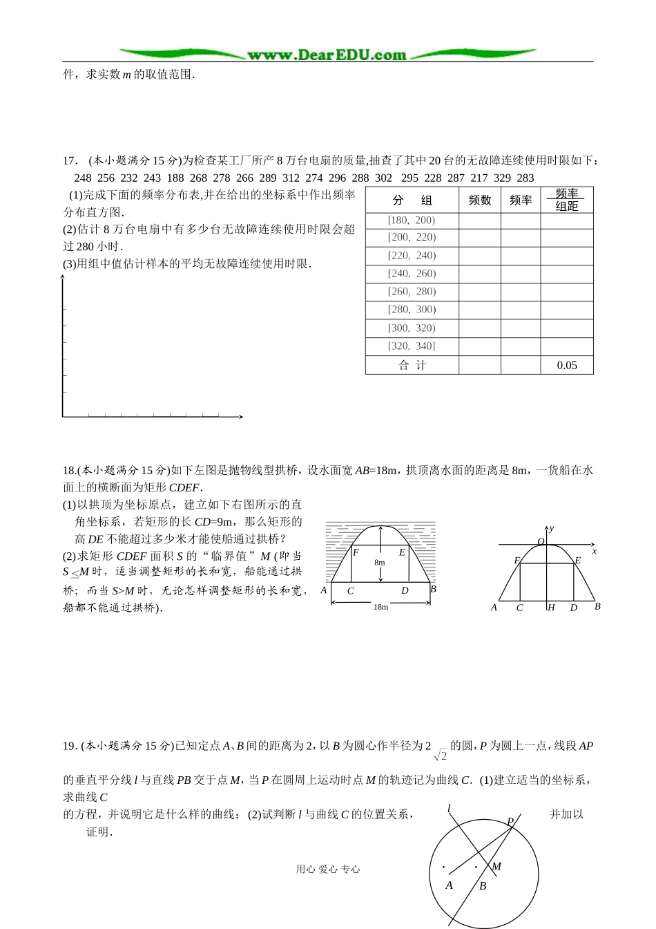 通州市兴仁中学高二数学期末模拟试卷(三)_第2页
