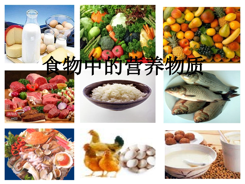 《食物中的营养物质》课时1_第3页