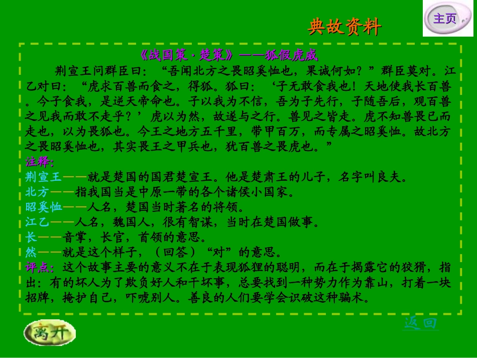 《狐假虎威》PPT课件_第1页