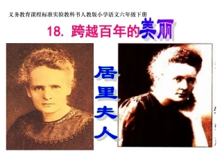 《跨越百年的美丽》课件 (9)