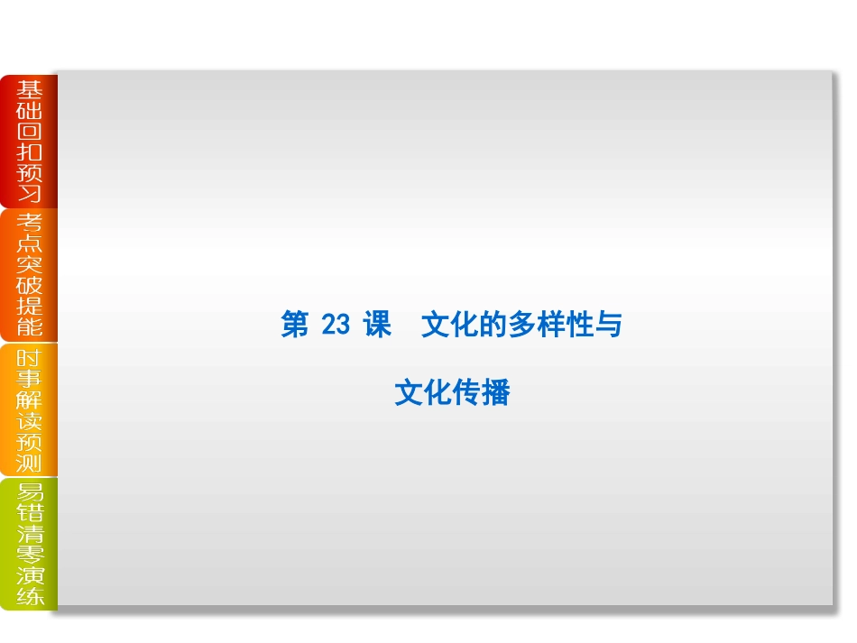 《文化传承与创新》高三一轮复习课件_第2页