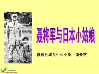 《聂将军与日本小姑谭景芝