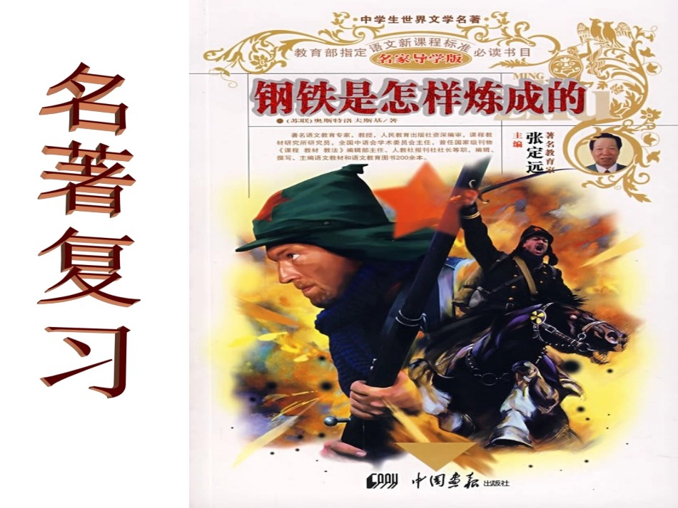 《钢铁是怎样炼成的》复习课件_第1页