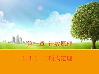 【数学】131二项式定理课件（人教A版选修2-3）