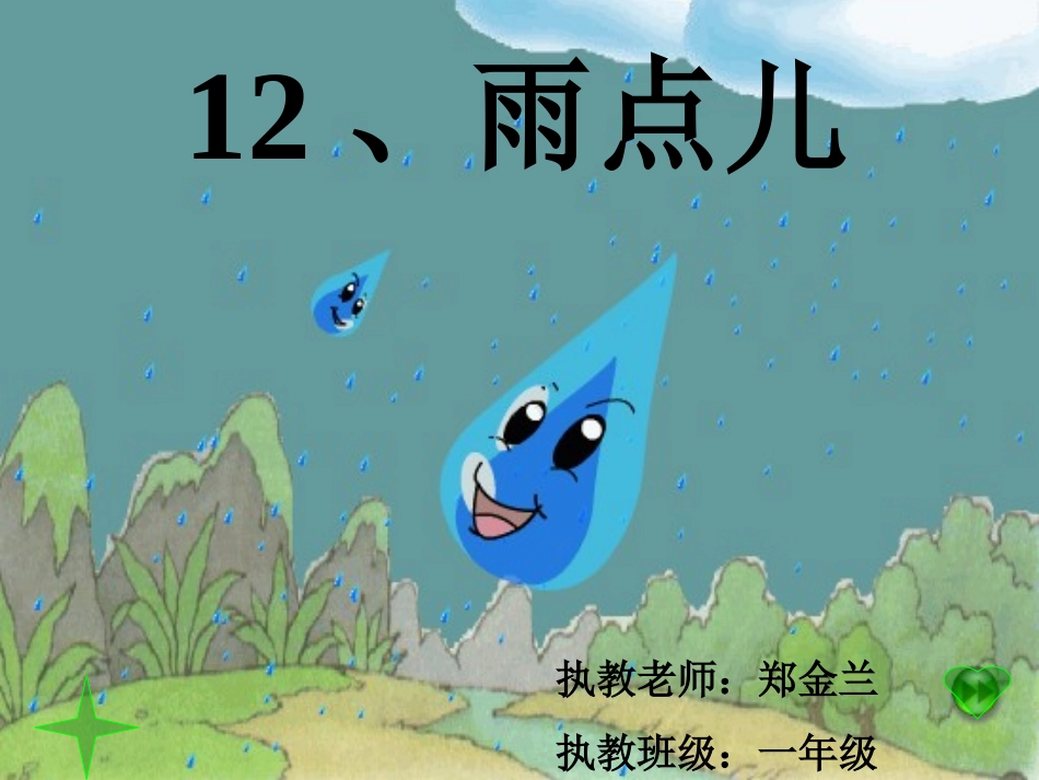《雨点儿》教学课件 (14)_第3页