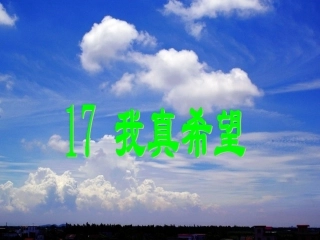 《我真希望_》课件语文S版二年级上册