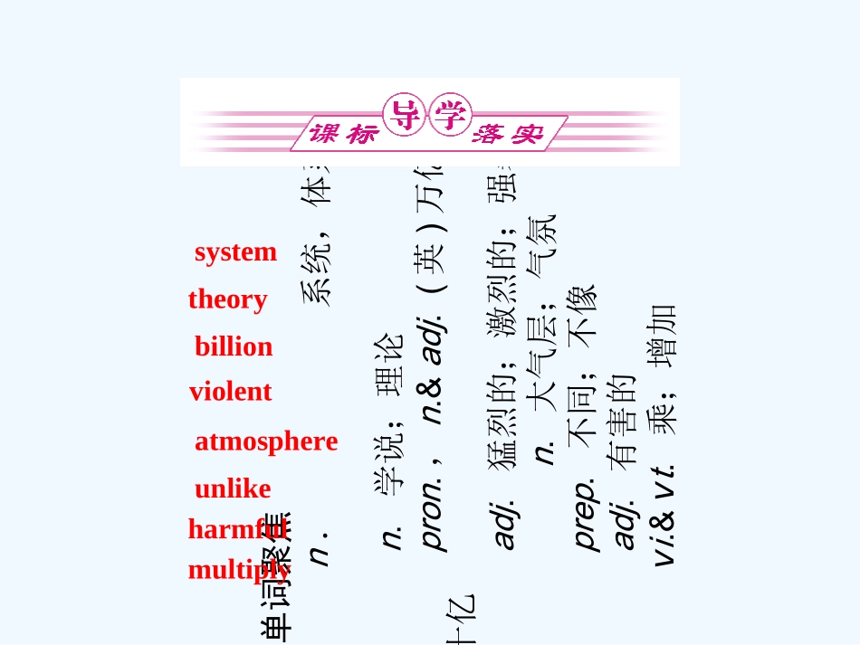 【安徽专版】《金版新学案》2011高三英语一轮课件 新人教版必修3-4_第2页