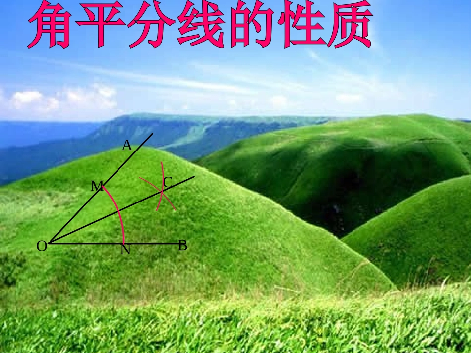 《角的平分线的性质》课件4_第1页