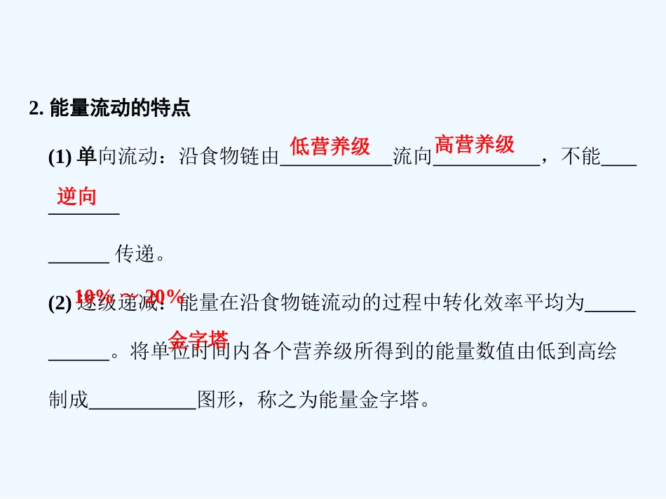 【创新设计】2011届高考生物一轮复习 2-3-2生态系统的功能课件 中图版选修1_第3页