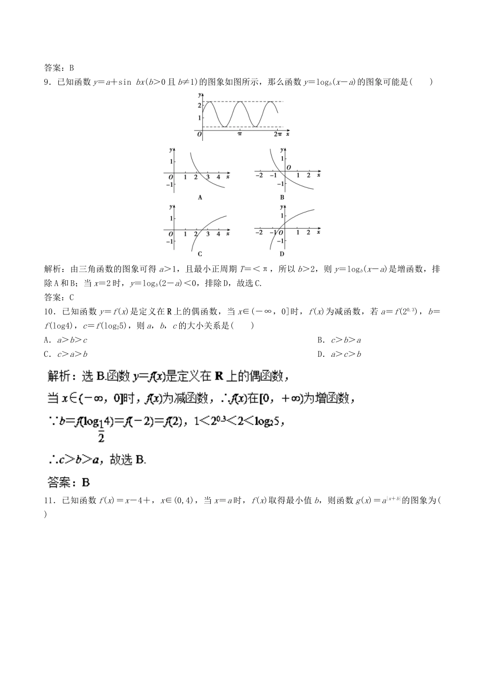 高考数学 专题01 函数的图象与性质热点难点突破 理-人教版高三全册数学试题_第3页