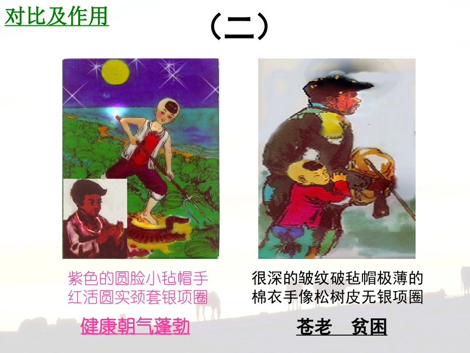 《故乡》中的对比及其作用_第3页