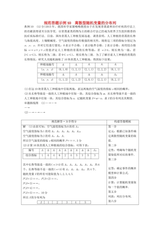 高考数学二轮复习 规范答题示例10 离散型随机变量的分布列 理-人教版高三全册数学试题