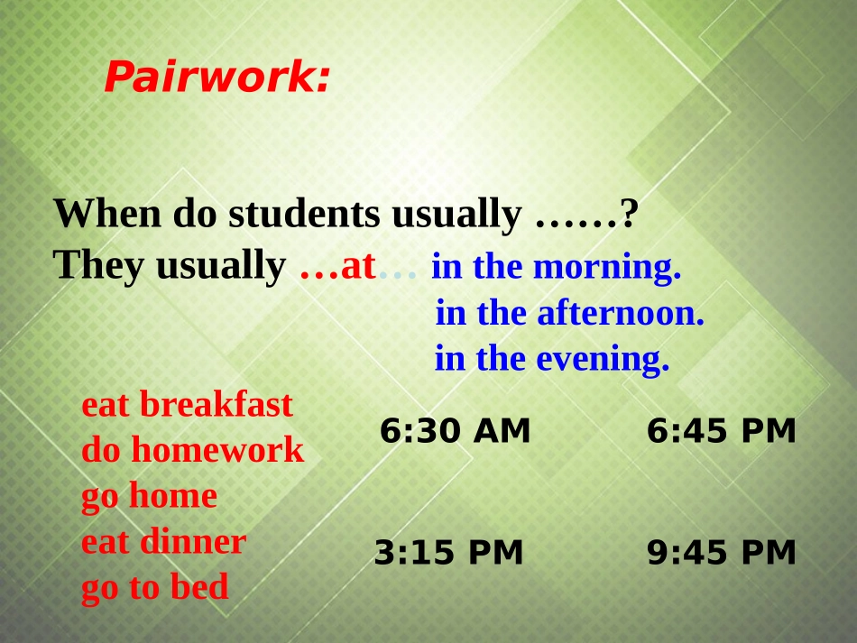 【黑龙江】《Unit2WhattimedoyougotoschoolPeriod2》课件_第3页