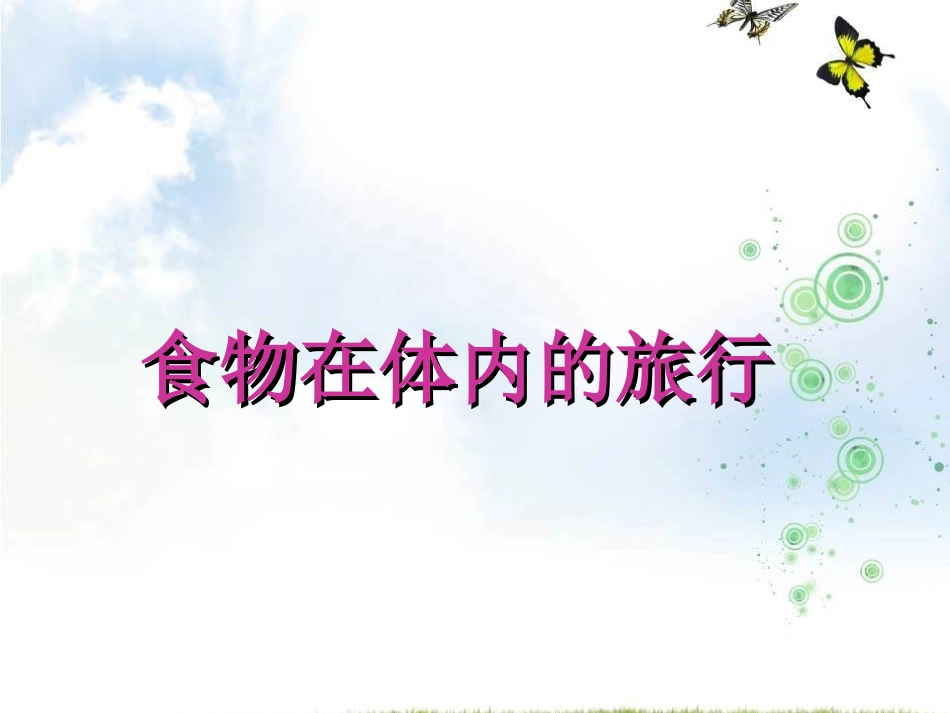 《食物在体内的旅行》PPT课件_第1页