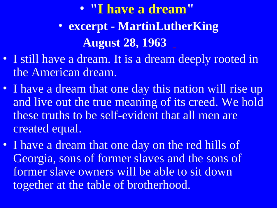 《我有一个梦想》课件_第1页