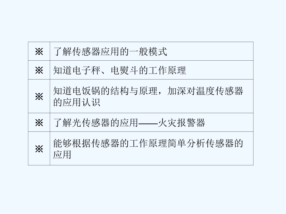 【成才之路】高中物理 第六章 传感器第二节 传感器的应用课件 新人教版选修3_第3页