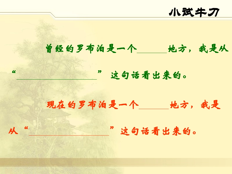 《罗布泊_消逝的仙湖》课件sspl2_第3页