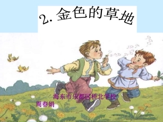 《金色的草地》课件