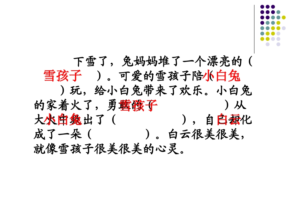 《雪孩子》课件 (2)_第3页