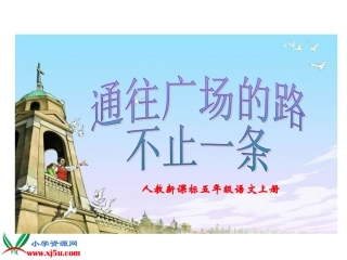 《通往广场的路不止一条》PPT课件 (2)